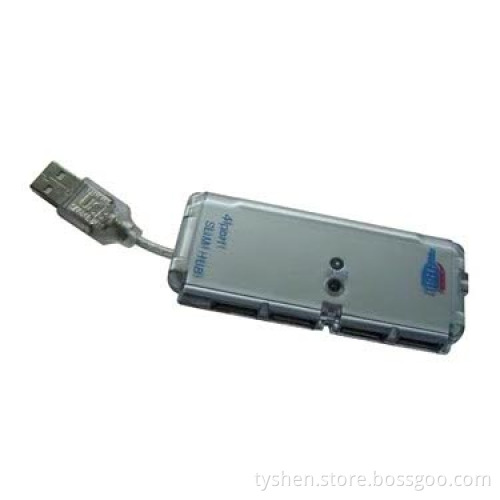 Silver Paint Hot Sale USB 2.0 Hub
